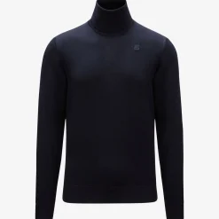 K-WAY Henry Merino - Knitwear - Pullover - Man - Blue Depth Online