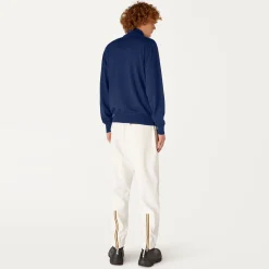 K-WAY Henry Merino - Knitwear - Pullover - Man - Blue Medieval Store