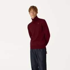 K-WAY Henry Merino - Knitwear - Pullover - Man - Brown Blackened Clearance