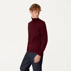 K-WAY Henry Merino - Knitwear - Pullover - Man - Brown Blackened Clearance