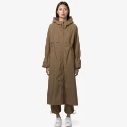 K-WAY Isoe Clean Look 3L - Jackets - Long - Woman - Brown Corda-Red Dk Store