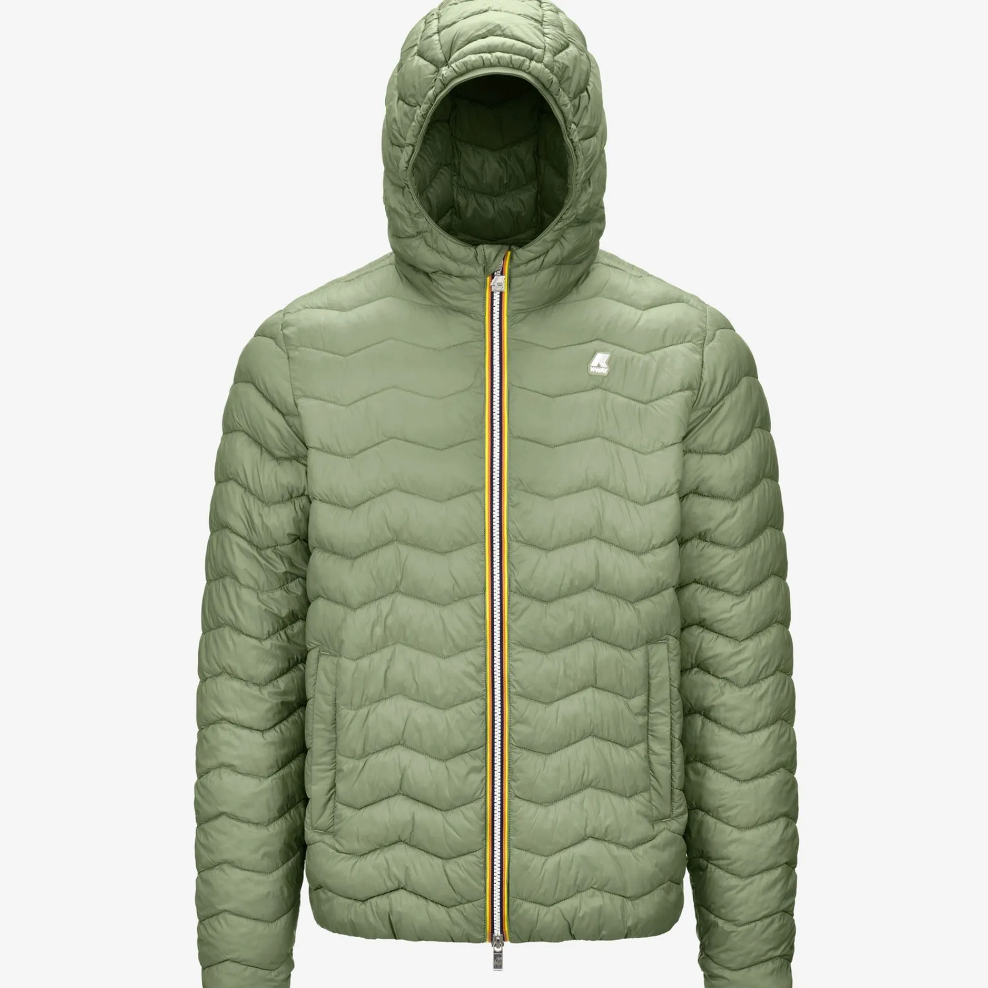 K-WAY Jack Quilted Warm - Jackets - Short - Man - Green Sage Store