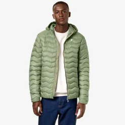 K-WAY Jack Quilted Warm - Jackets - Short - Man - Green Sage Store