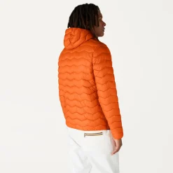 K-WAY Jack Quilted Warm - Jackets - Short - Man - Orange Rust Cheap