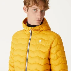K-WAY Jack Quilted Warm - Jackets - Short - Man - Yellow Sunflower Discount