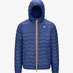 K-WAY Jack Quilted Warm - Jackets - Short - Man - Blue Fiord Fashion