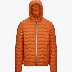 K-WAY Jack Quilted Warm - Jackets - Short - Man - Orange Copper Flash Sale
