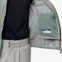 K-WAY Jack Stretch Dot - Jackets - Short - Man - Green Mold Discount