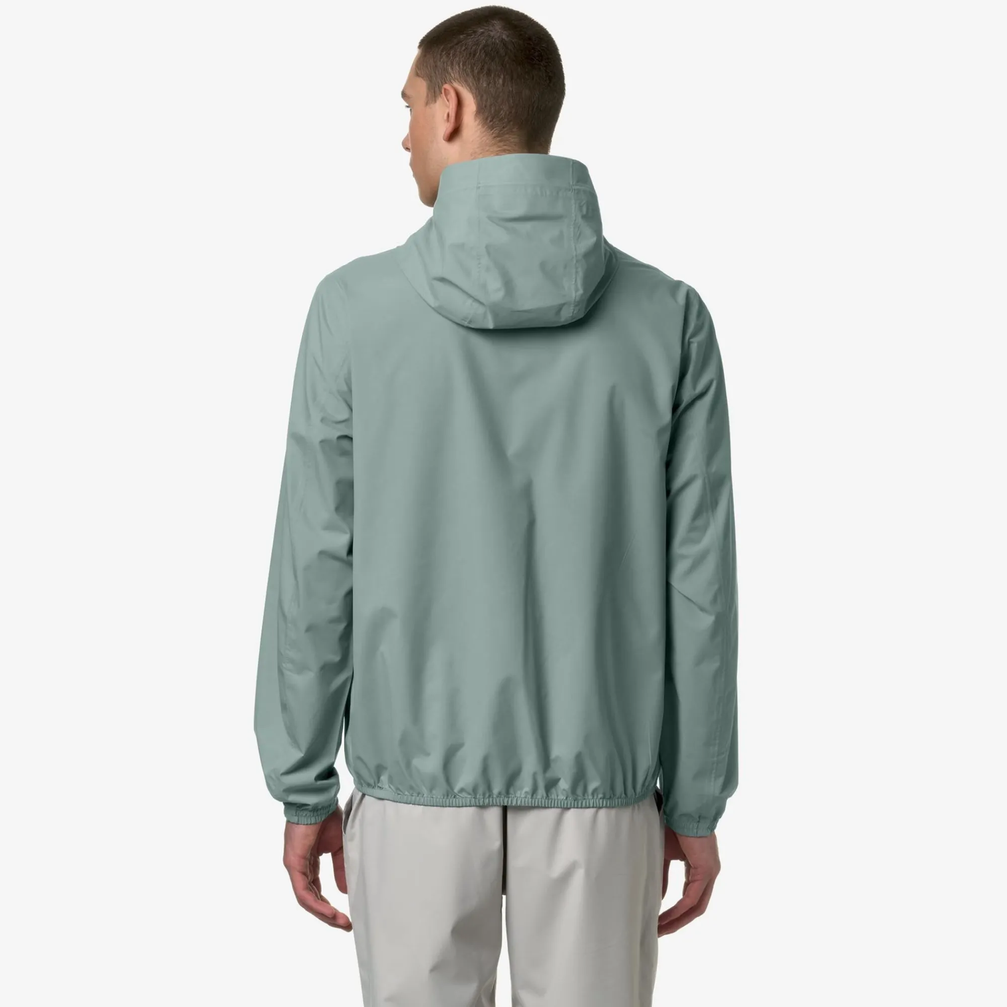 K-WAY Jack Stretch Dot - Jackets - Short - Man - Green Mold Discount