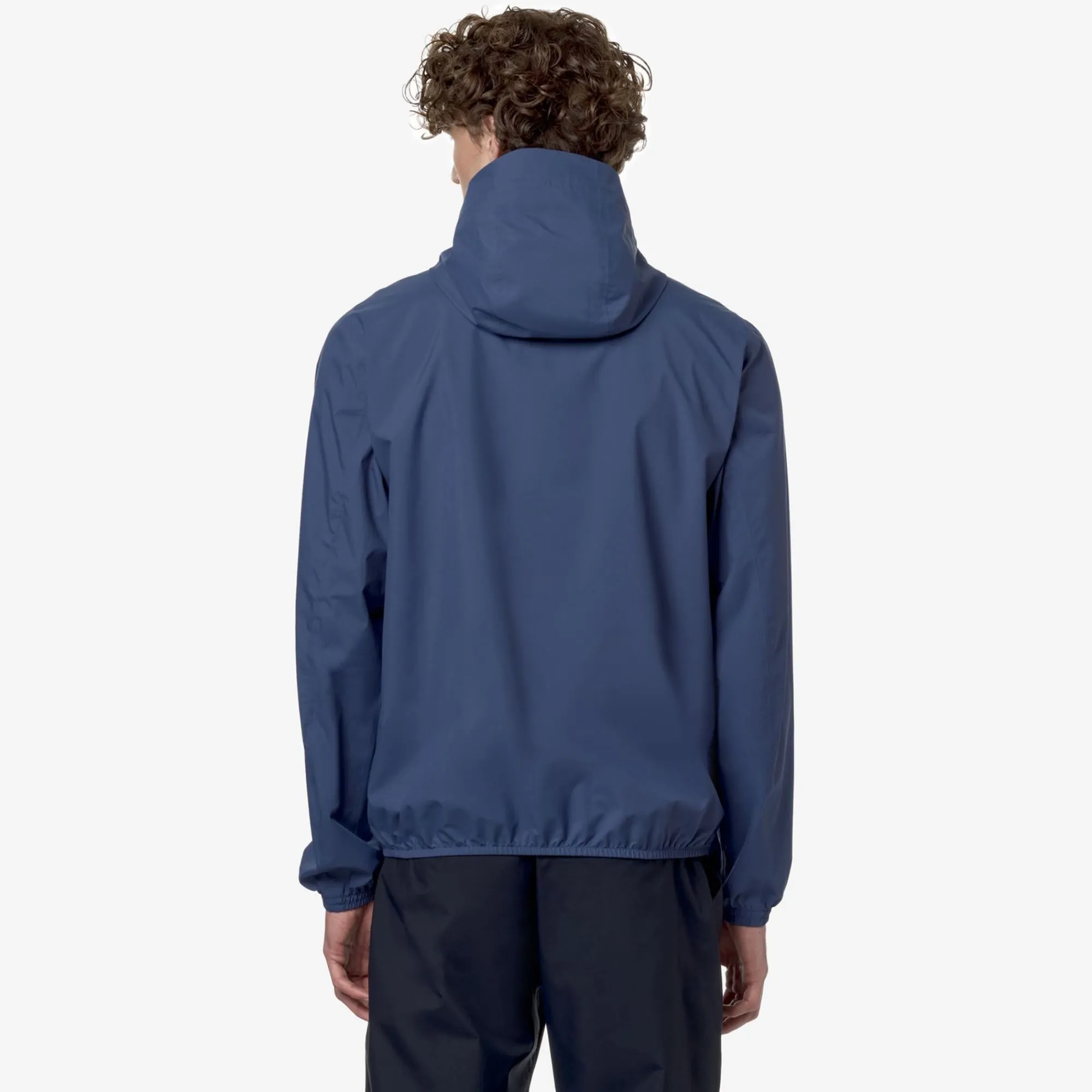 K-WAY Jack Stretch Dot - Jackets - Short - Man - Blue Fiord Cheap