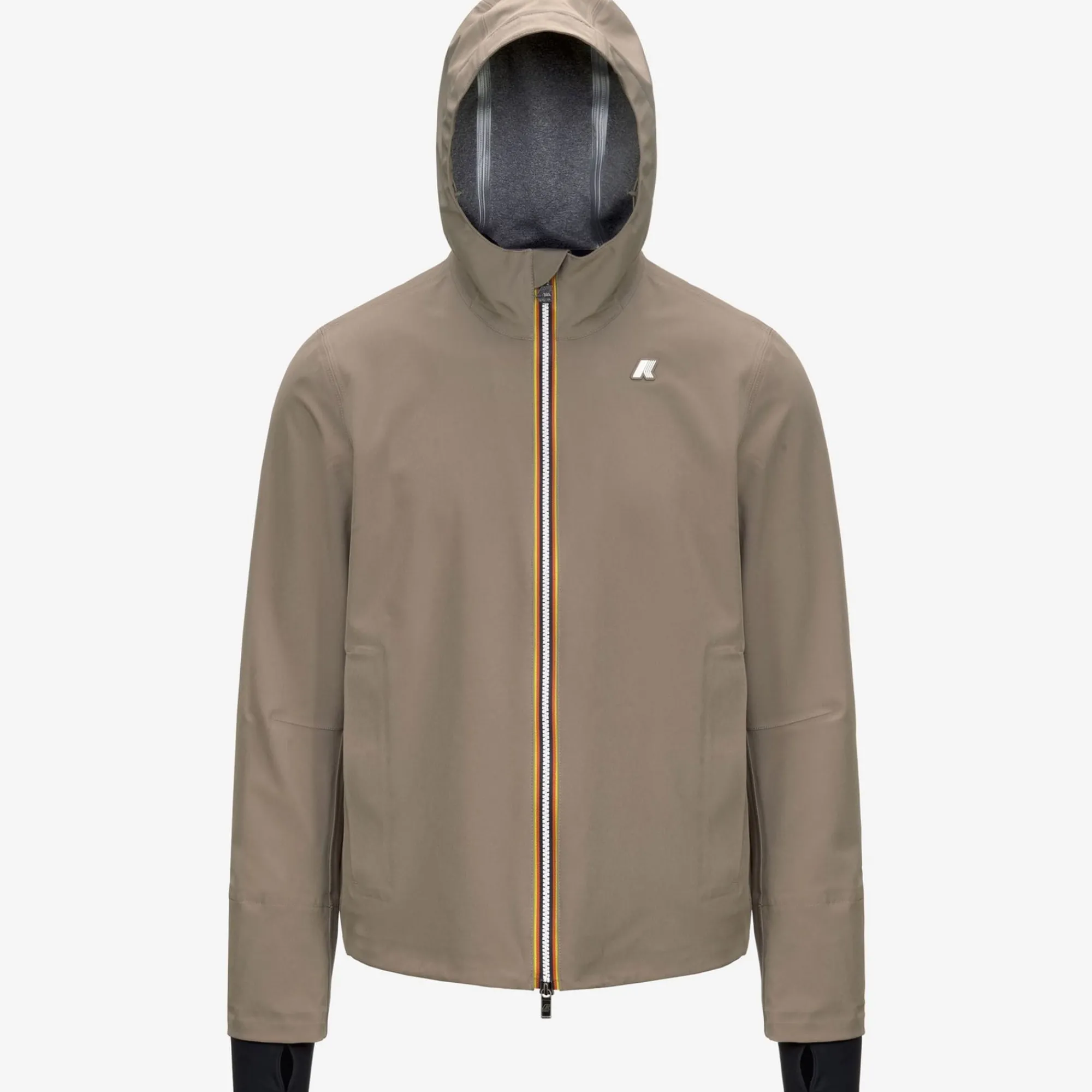 K-WAY Jacko Bonded Jersey - Jackets - Short - Man - Beige Taupe New