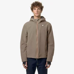 K-WAY Jacko Bonded Jersey - Jackets - Short - Man - Beige Taupe New