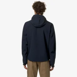 K-WAY Jacko Bonded Jersey - Jackets - Short - Man - Blue Depth New