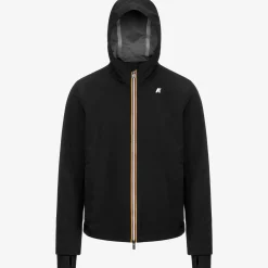 K-WAY Jacko Bonded Jersey - Jackets - Short - Man - Black Pure Store