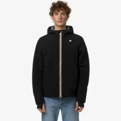 K-WAY Jacko Bonded Jersey - Jackets - Short - Man - Black Pure Store