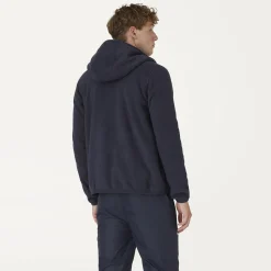 K-WAY Jacques Polar Reversible - Fleece - Jacket - Man - Blue Depth-Blue Ash Outlet