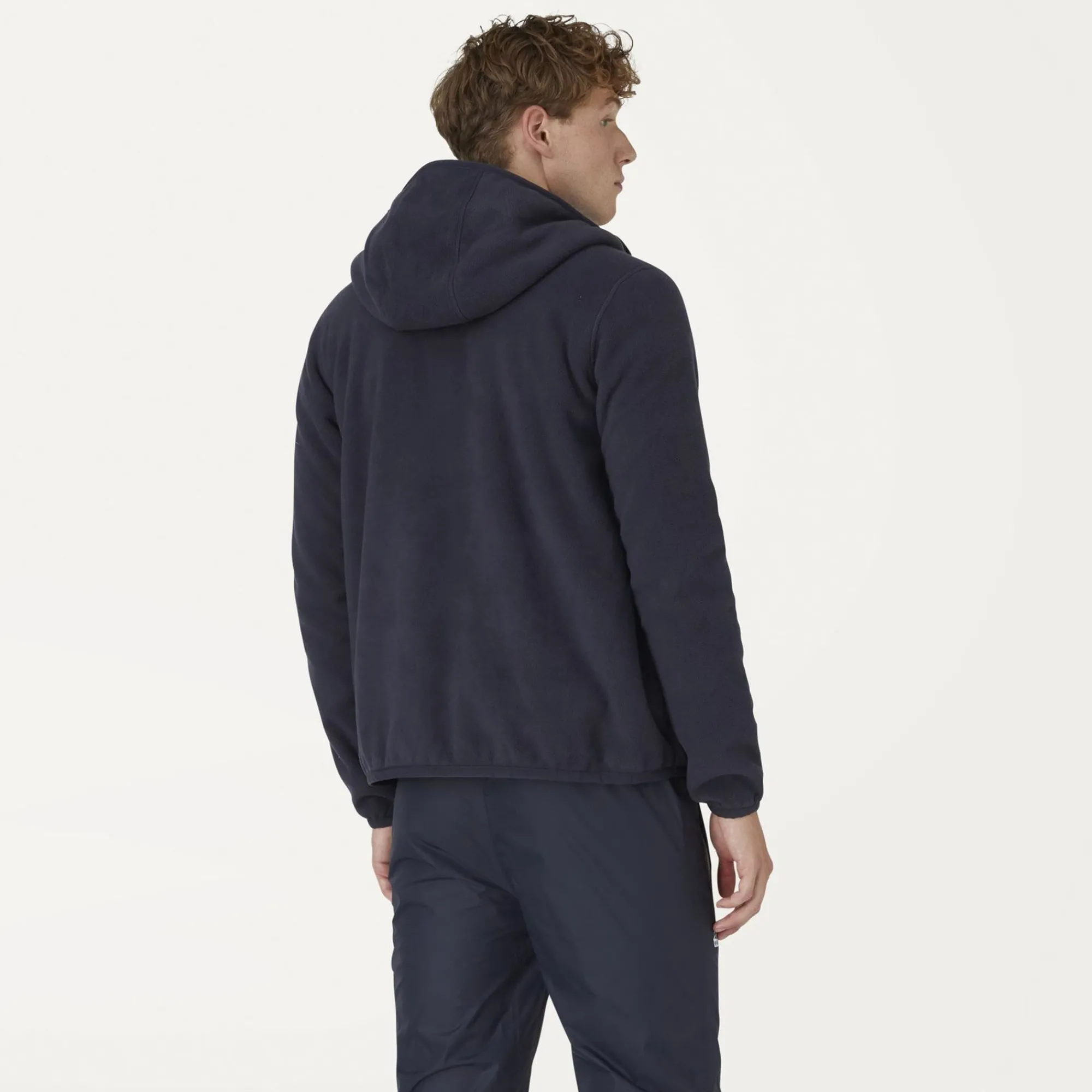 K-WAY Jacques Polar Reversible - Fleece - Jacket - Man - Blue Depth-Blue Ash Outlet