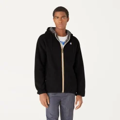 K-WAY Jacques Polar Reversible - Fleece - Jacket - Man - Black Pure-Grey Smoked Best