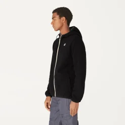 K-WAY Jacques Polar Reversible - Fleece - Jacket - Man - Black Pure-Grey Smoked Best