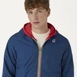 K-WAY Jacques Reversible Ripstop - Jackets - Short - Man - Red-Blue Ottanio Shop