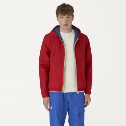 K-WAY Jacques Reversible Ripstop - Jackets - Short - Man - Red-Blue Ottanio Shop