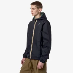 K-WAY Jake Plus.2 Reversible - Jackets - Short - Man - Blue D-Green P Store