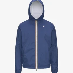 K-WAY Jake Plus.2 Reversible - Jackets - Short - Man - Blue Fiord New