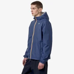 K-WAY Jake Plus.2 Reversible - Jackets - Short - Man - Blue Fiord New