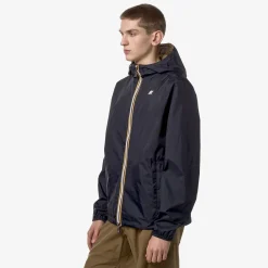 K-WAY Jake Plus.2 Reversible - Jackets - Short - Man - Blue D-Brown C Best