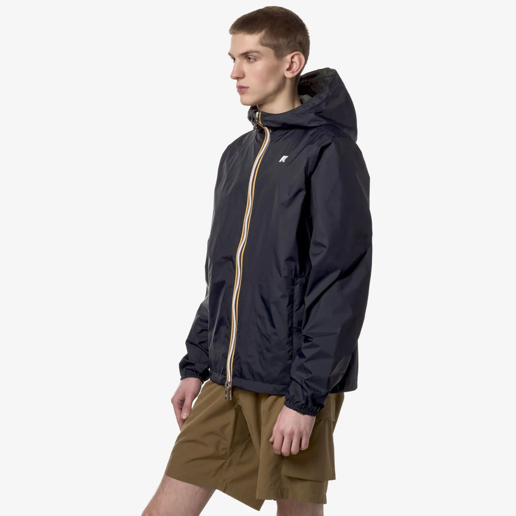 K-WAY Jake Plus.2 Reversible - Jackets - Short - Man - Blue D-Green B Store