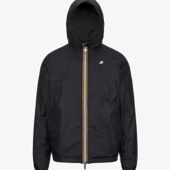 K-WAY Jake Plus.2 Reversible - Jackets - Short - Man - Green Blackish-Black Pure Best Sale
