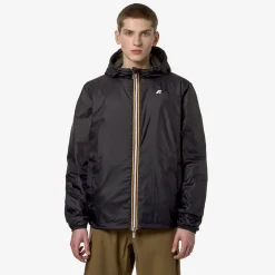 K-WAY Jake Plus.2 Reversible - Jackets - Short - Man - Green Blackish-Black Pure Best Sale