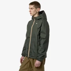 K-WAY Jake Plus.2 Reversible - Jackets - Short - Man - Green Blackish-Black Pure Best Sale