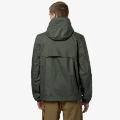 K-WAY Jake Plus.2 Reversible - Jackets - Short - Man - Green Blackish-Black Pure Best Sale