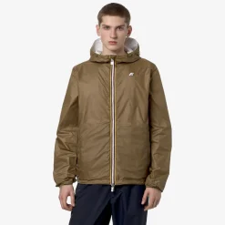 K-WAY Jake Plus.2 Reversible - Jackets - Short - Man - White-Brown C Clearance