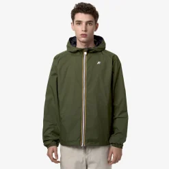 K-WAY Jake Plus.2 Reversible - Jackets - Short - Man - Green C-Blue D Hot
