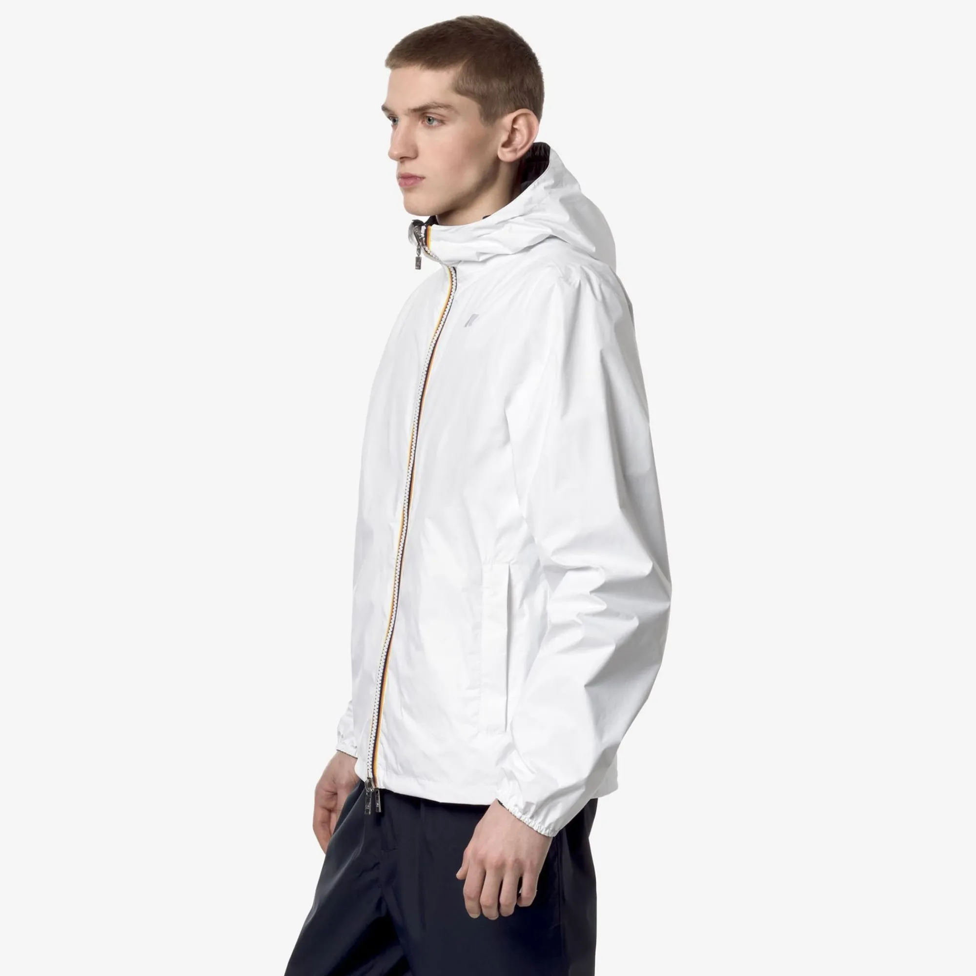 K-WAY Jake Plus.2 Reversible - Jackets - Short - Man - White-Blue Depth Best