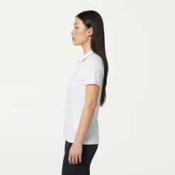 K-WAY Jeannine - Polo Shirts - Polo - Woman - White Sale