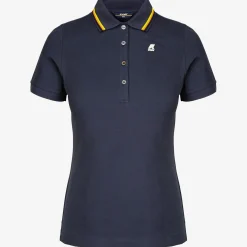 K-WAY Jeannine - Polo Shirts - Polo - Woman - Blue Depth Cheap
