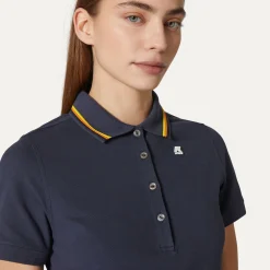 K-WAY Jeannine - Polo Shirts - Polo - Woman - Blue Depth Cheap