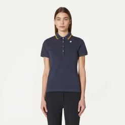 K-WAY Jeannine - Polo Shirts - Polo - Woman - Blue Depth Cheap