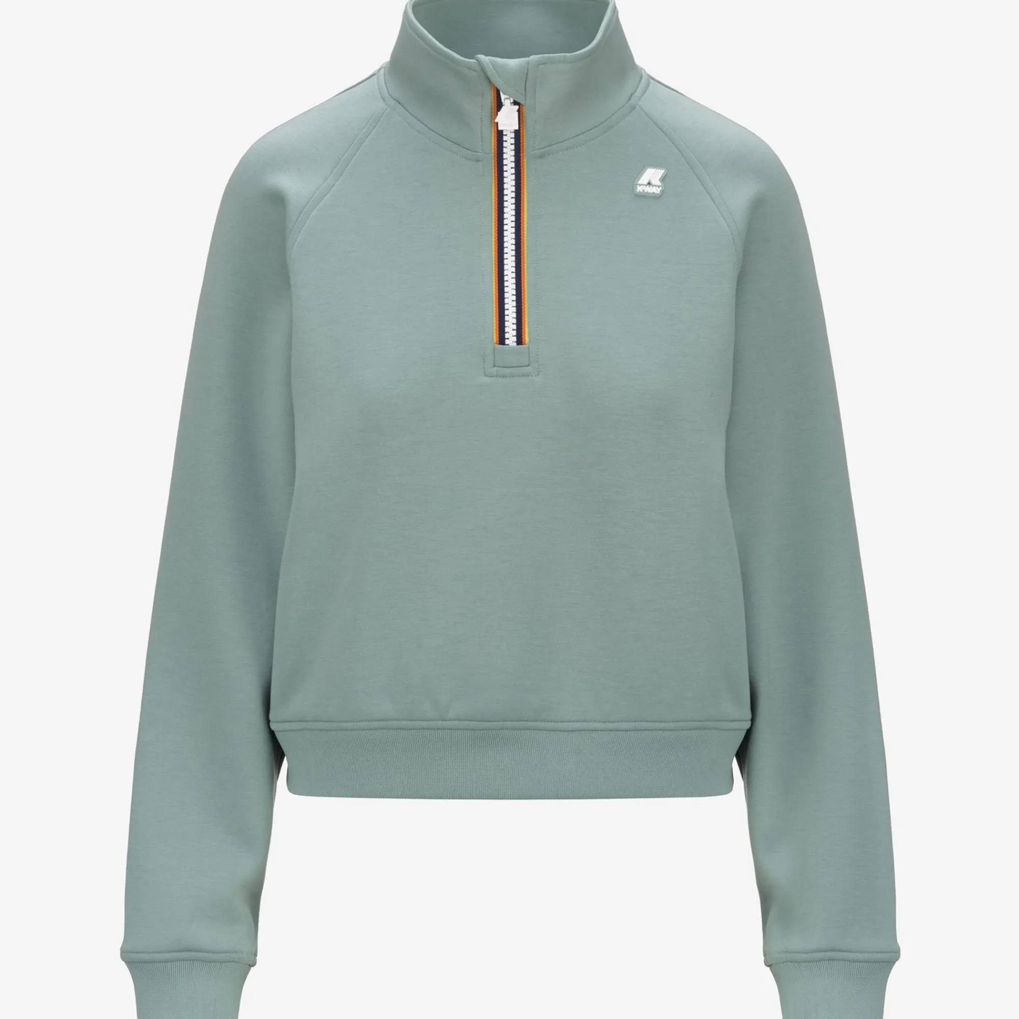 K-WAY Jeune Light Spacer - Fleece - Jumper - Woman - Green Mold Shop