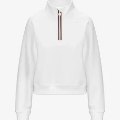 K-WAY Jeune Light Spacer - Fleece - Jumper - Woman - White New