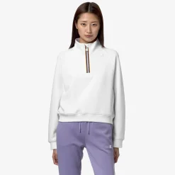 K-WAY Jeune Light Spacer - Fleece - Jumper - Woman - White New