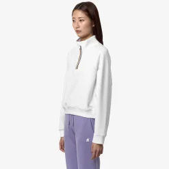 K-WAY Jeune Light Spacer - Fleece - Jumper - Woman - White New