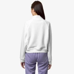 K-WAY Jeune Light Spacer - Fleece - Jumper - Woman - White New