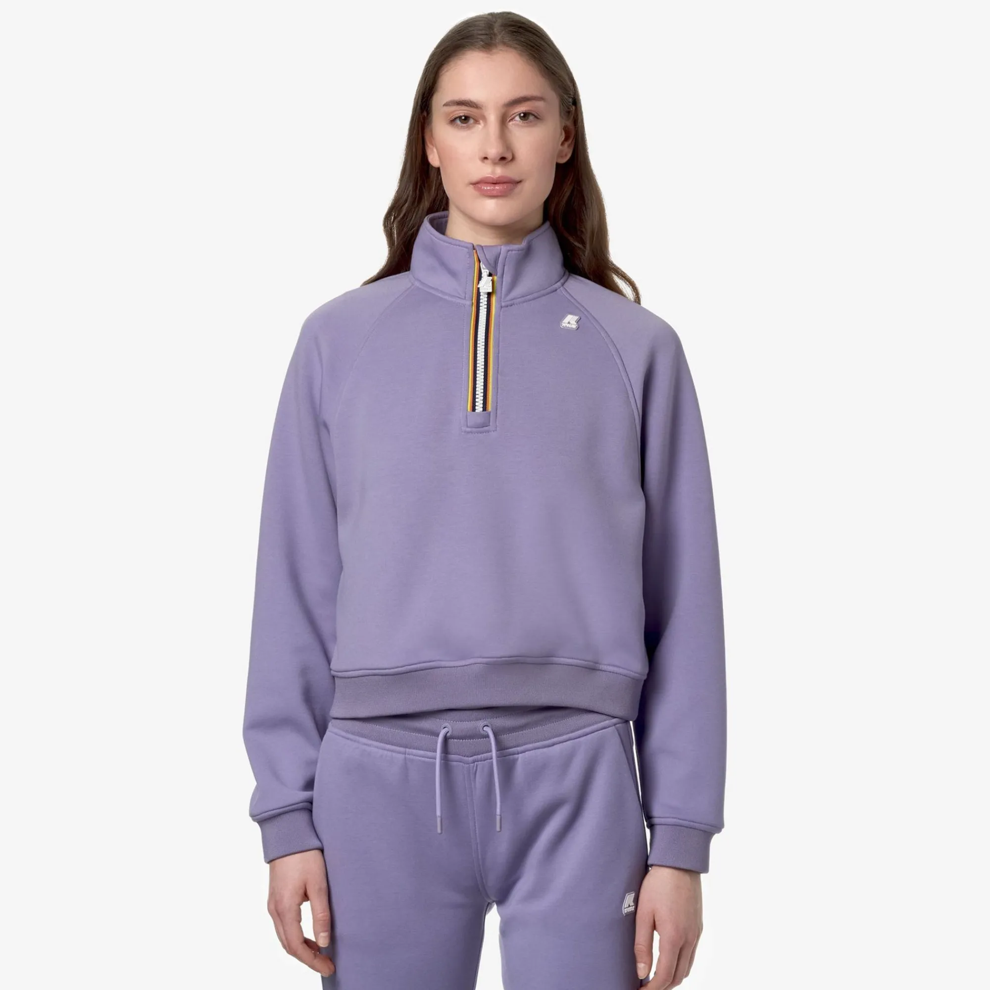 K-WAY Jeune Light Spacer - Fleece - Jumper - Woman - Violet Glicine Cheap