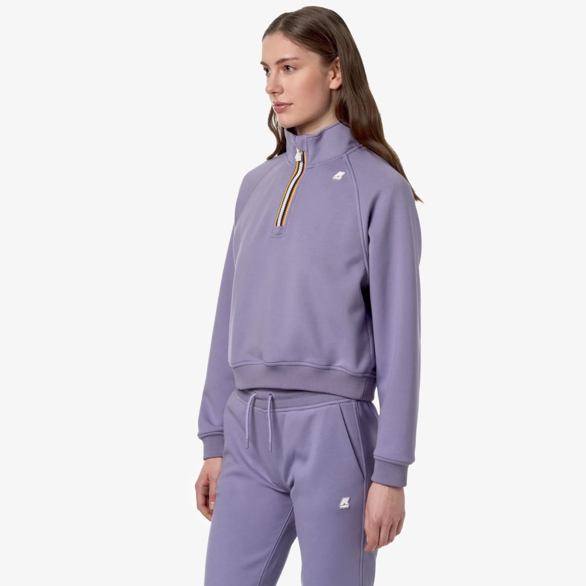 K-WAY Jeune Light Spacer - Fleece - Jumper - Woman - Violet Glicine Cheap