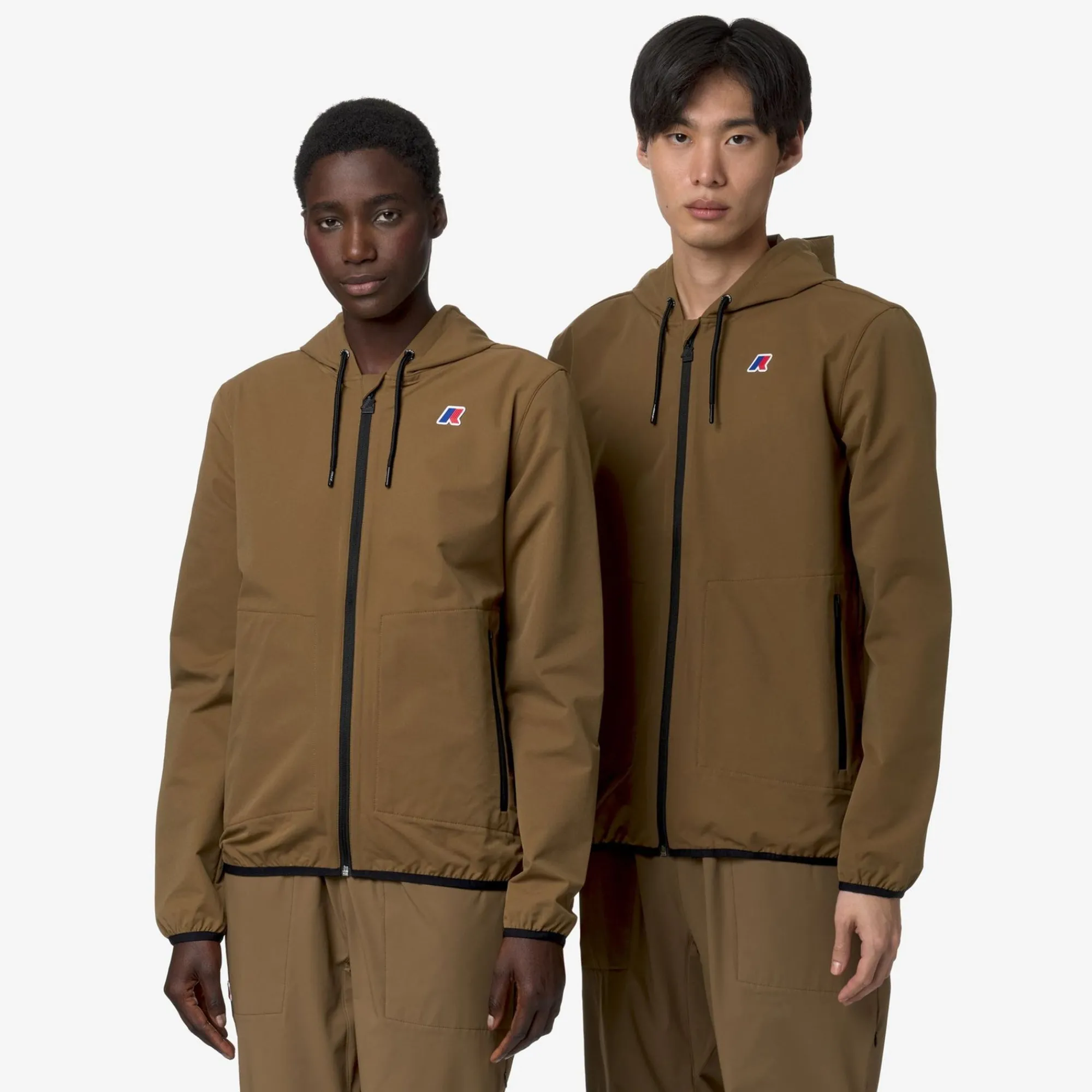 K-WAY Jourdain Travel - Fleece - Jacket - Unisex - Brown Corda Outlet