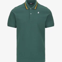 K-WAY Jud - Polo Shirts - Polo - Man - Green Palm Hot